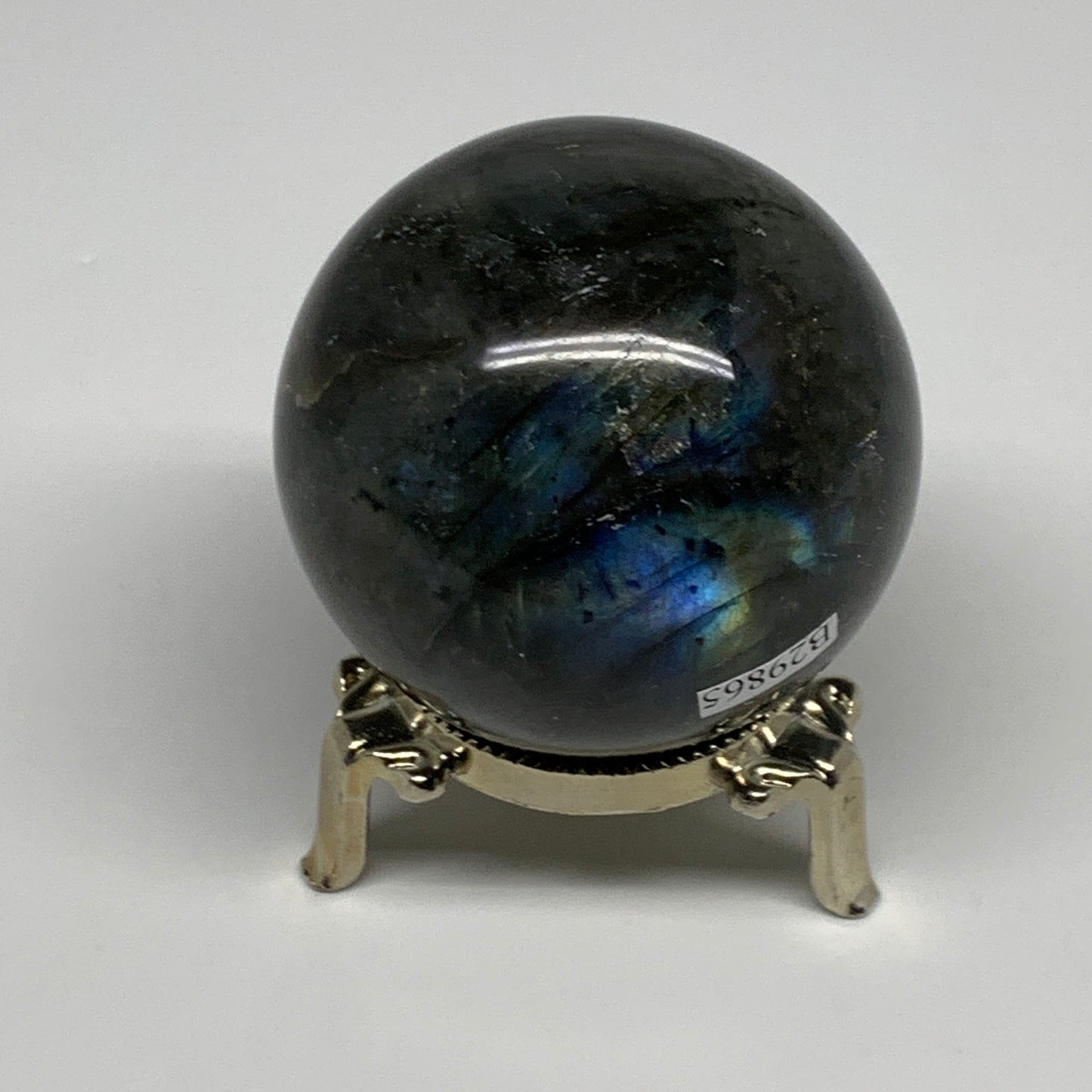 268.6g, 2.3"(58mm), Labradorite Sphere Gemstone,Crystal @Madagascar, B29865