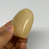 99g,2.2"x2.2"x0.8" Natural Yellow Aventurine Heart Crystal Stone @India, B28339