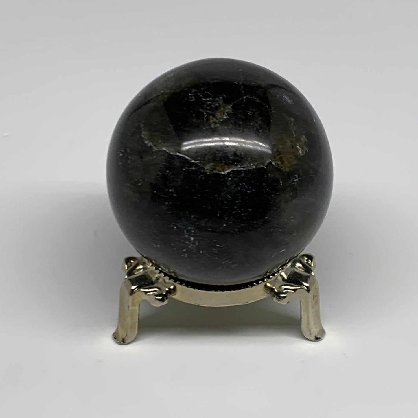 255.5g, 2.2"(55mm), Labradorite Sphere Gemstone,Crystal @Madagascar, B29866