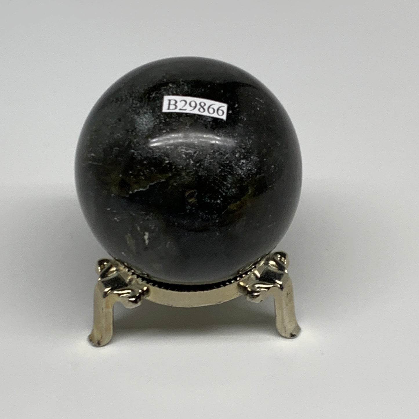 255.5g, 2.2"(55mm), Labradorite Sphere Gemstone,Crystal @Madagascar, B29866