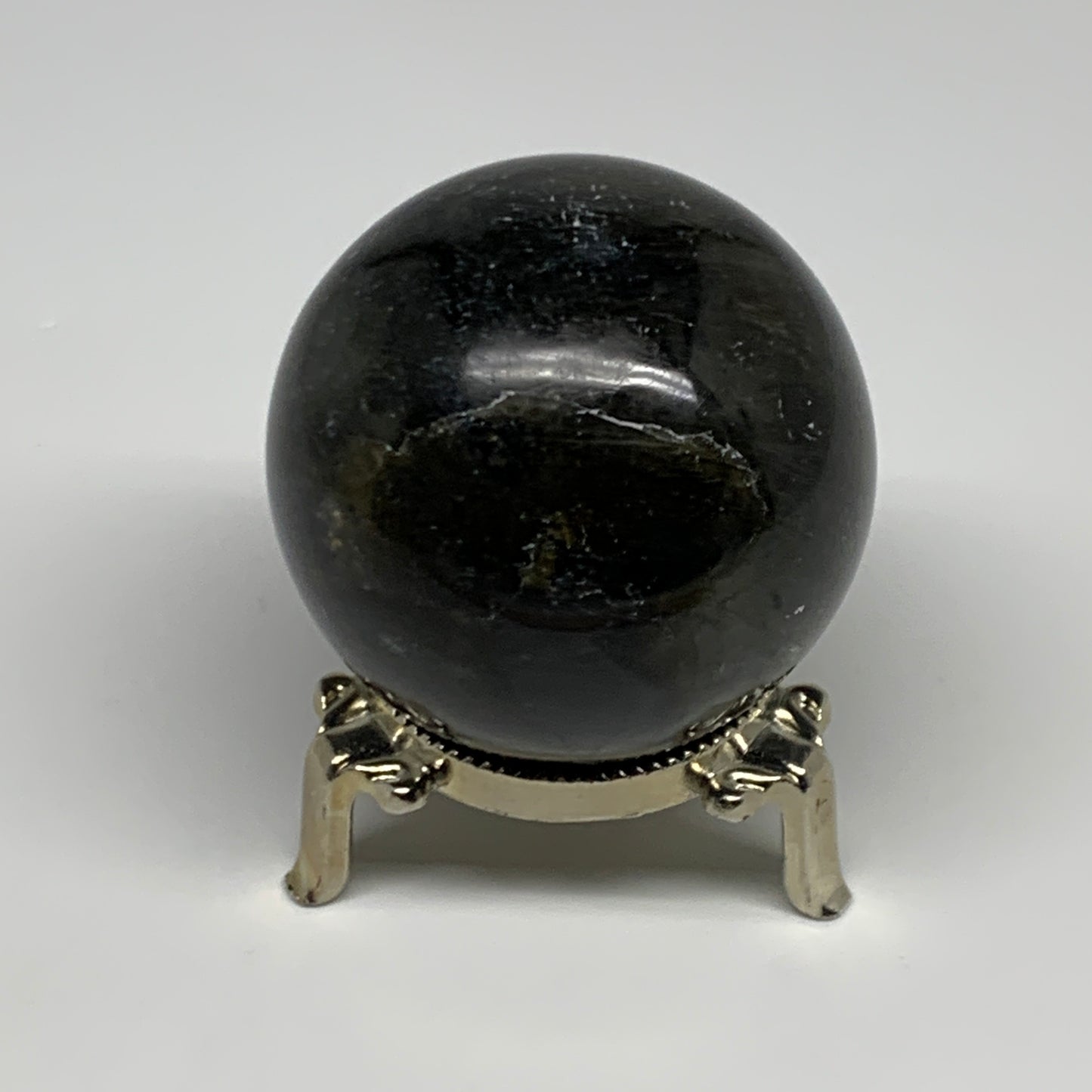 255.5g, 2.2"(55mm), Labradorite Sphere Gemstone,Crystal @Madagascar, B29866