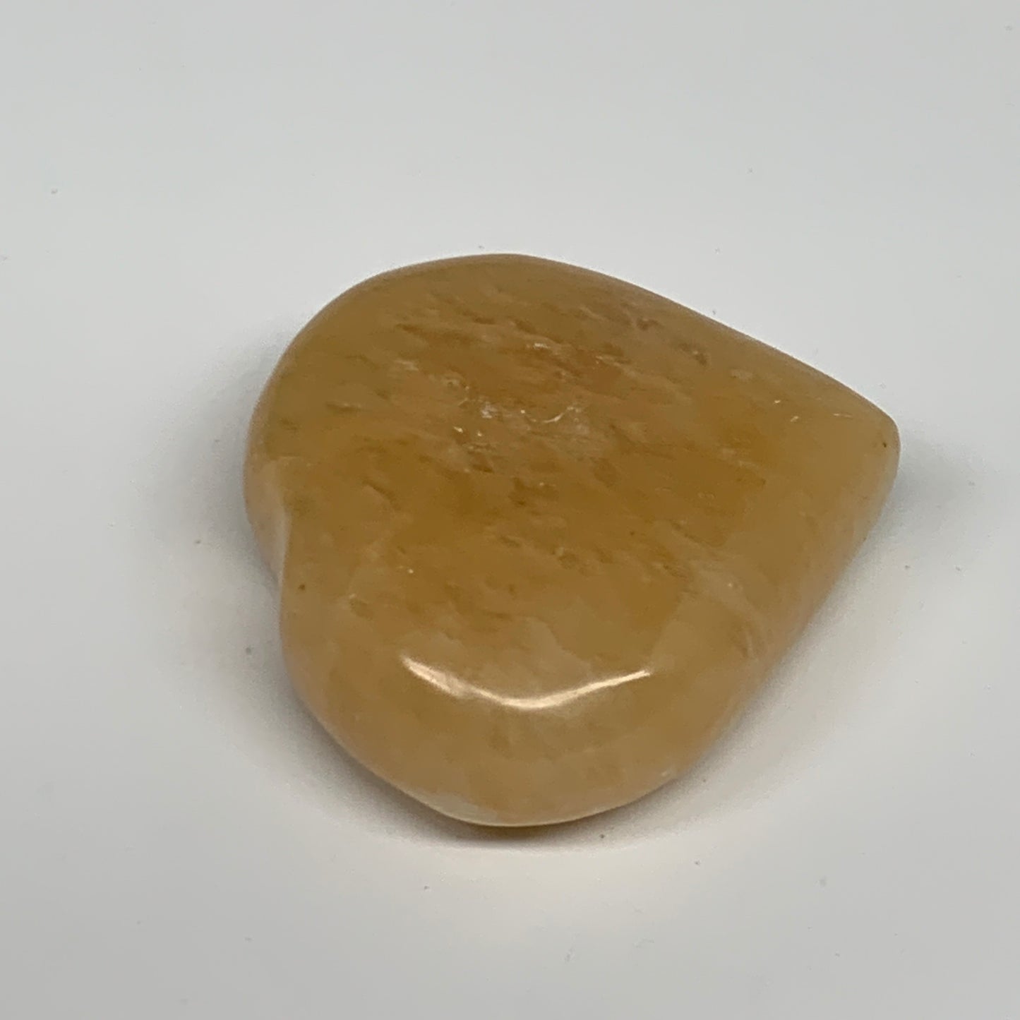 88.7g,2.1"x2.1"x0.8" Natural Yellow Aventurine Heart Crystal Stone @India, B2834