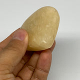 91.3g,2.1"x2.2"x0.8" Natural Yellow Aventurine Heart Crystal Stone @India, B2834