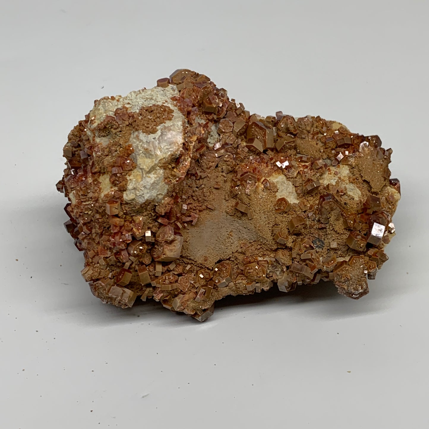 0.92 lbs, 3.9"x2.7"x2.1", Vanadinite Crystals Cluster Mineral Specimens, B34016