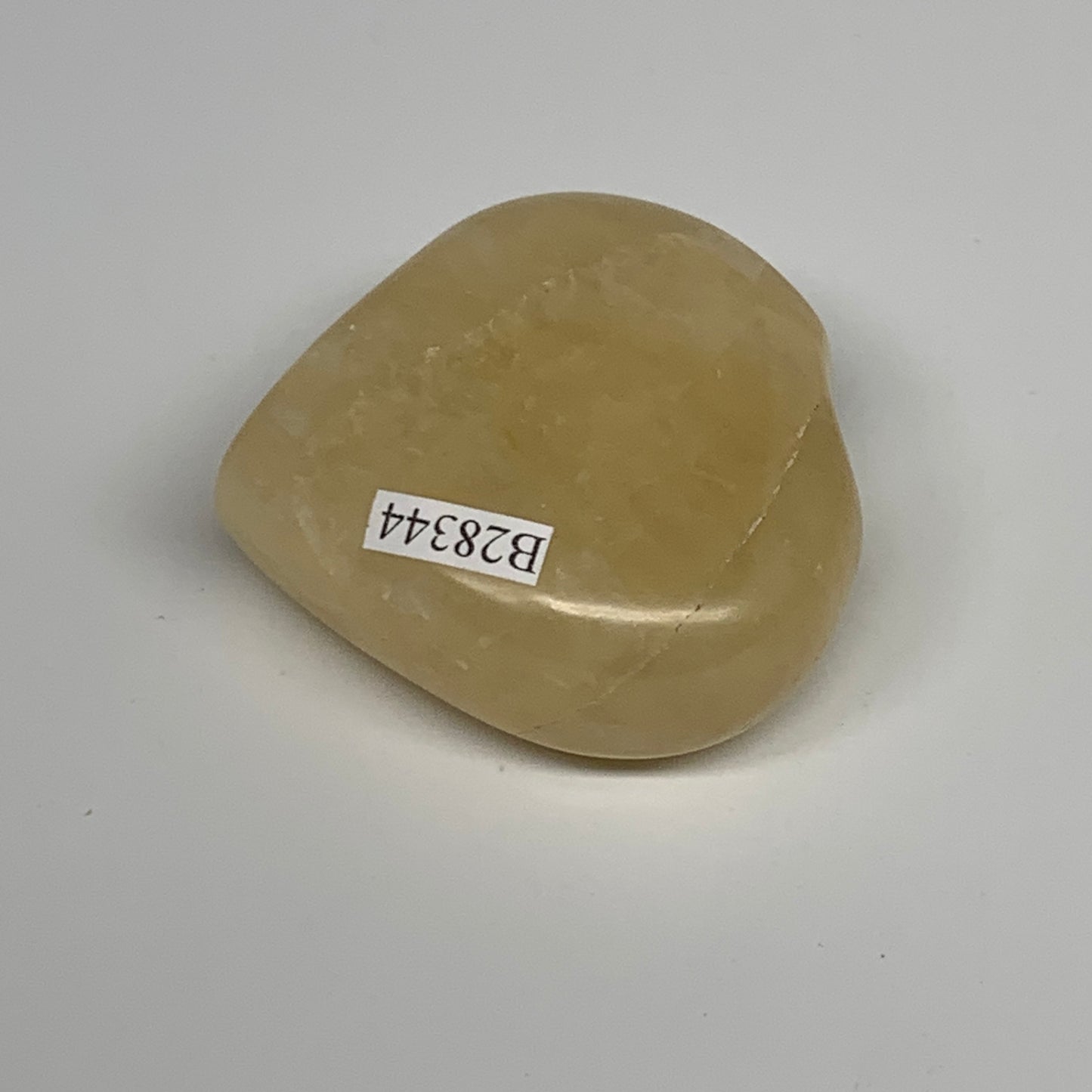 95.1g,2"x2"x0.9" Natural Yellow Aventurine Heart Crystal Stone @India, B28344