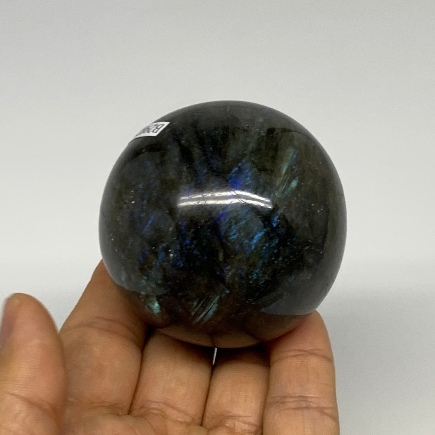 270.1g, 2.3"(58mm), Labradorite Sphere Gemstone,Crystal @Madagascar, B29872