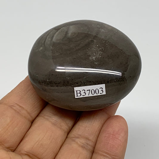 98.5g, 2.2"x1.9"x1", Polychrome Jasper Palm-Stone Crystal, B37003