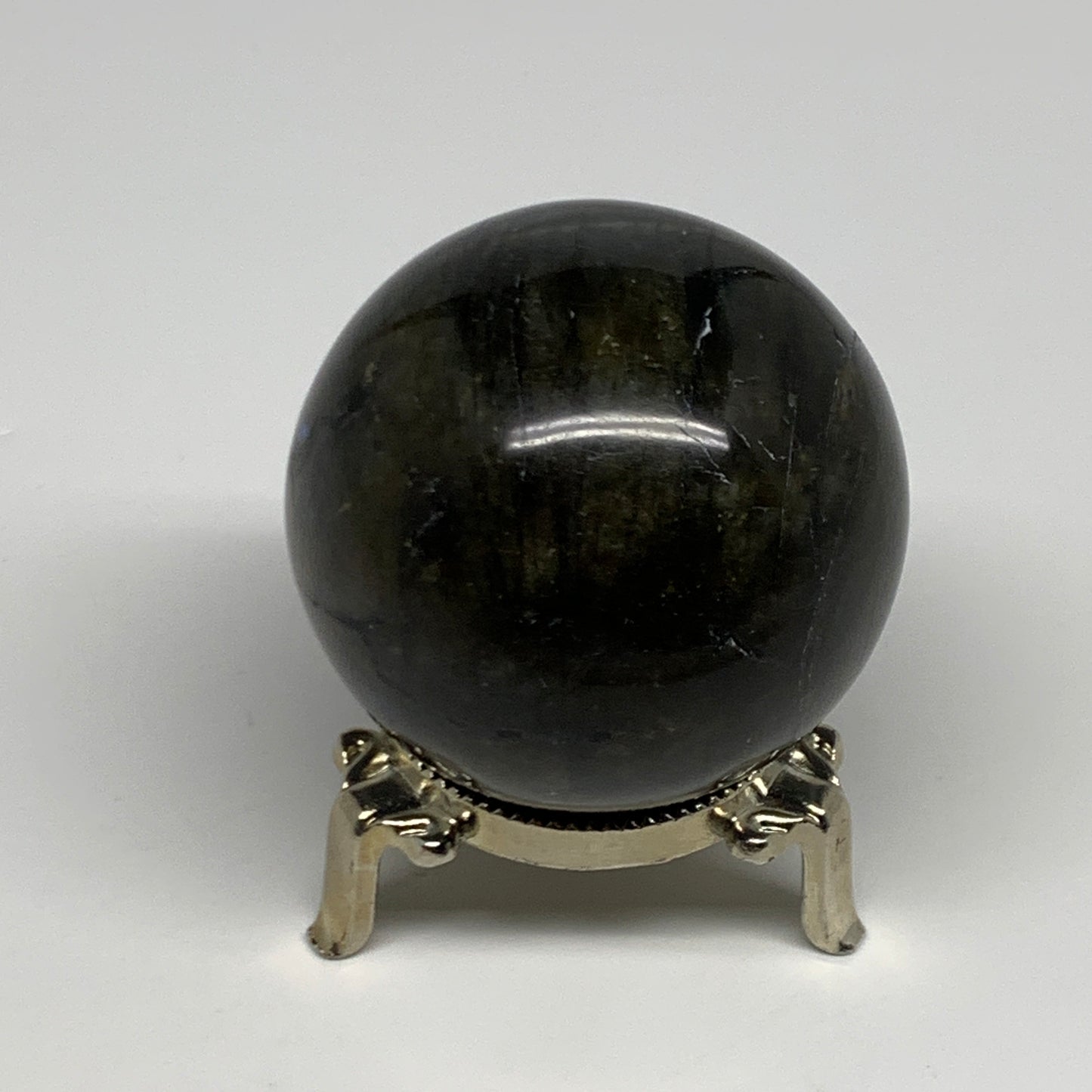 270.1g, 2.3"(58mm), Labradorite Sphere Gemstone,Crystal @Madagascar, B29872