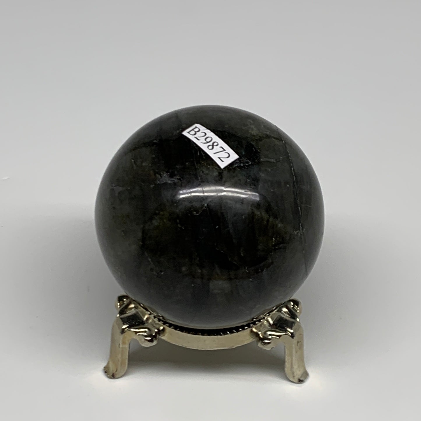 270.1g, 2.3"(58mm), Labradorite Sphere Gemstone,Crystal @Madagascar, B29872