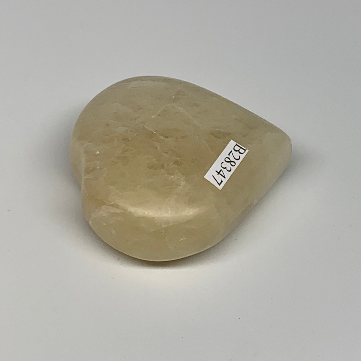 104g,2.2"x2.1"x0.9" Natural Yellow Aventurine Heart Crystal Stone @India, B28347