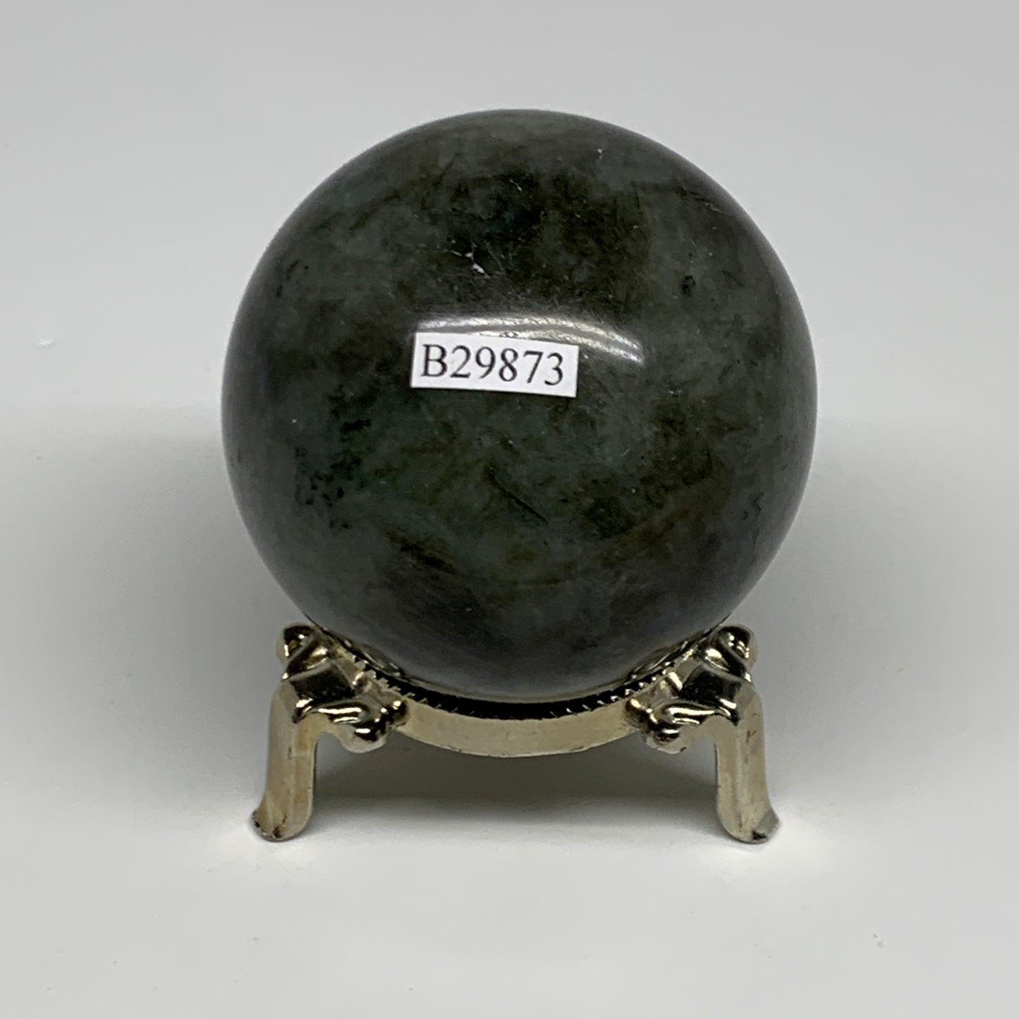 288.4g, 2.3"(59mm), Labradorite Sphere Gemstone,Crystal @Madagascar, B29873