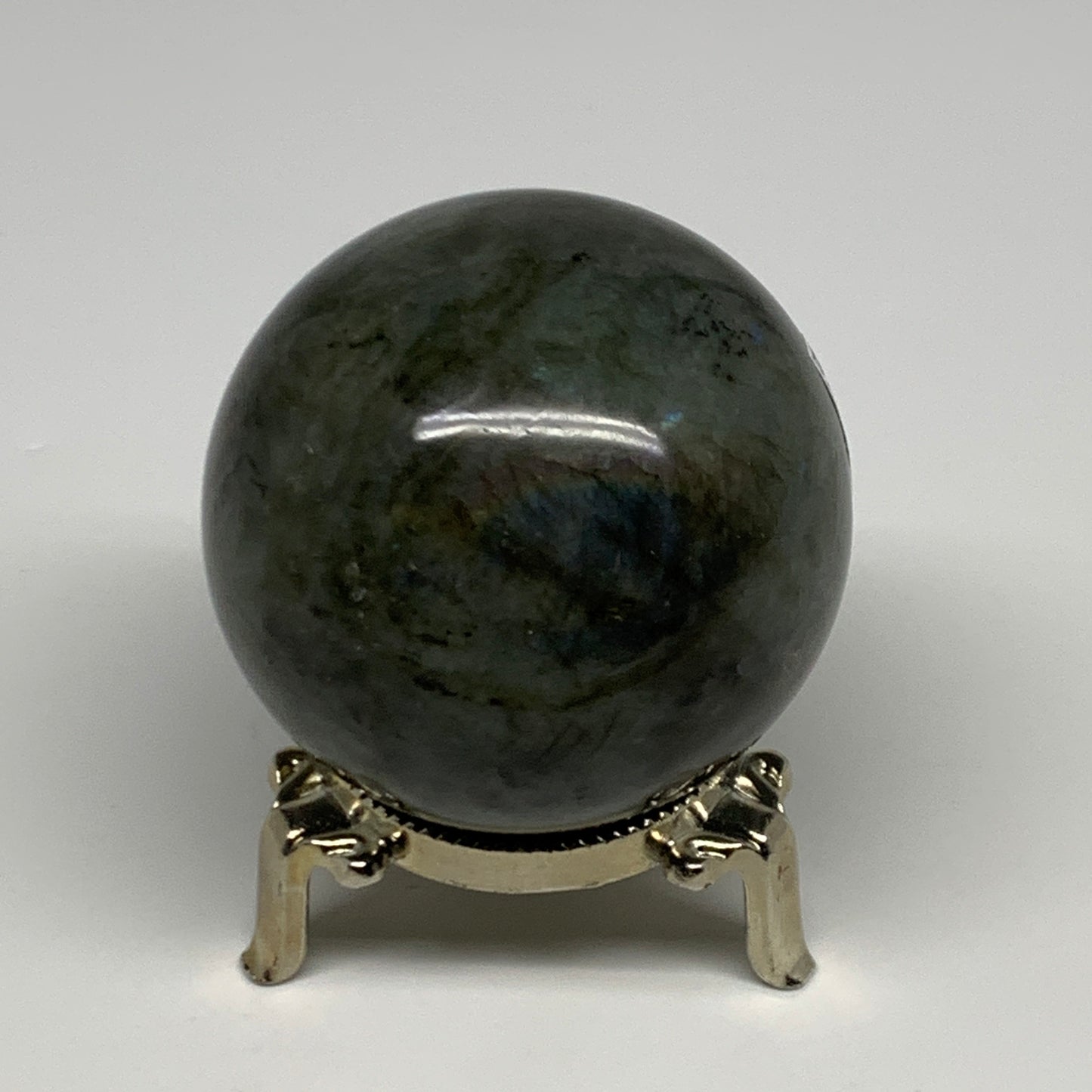 288.4g, 2.3"(59mm), Labradorite Sphere Gemstone,Crystal @Madagascar, B29873