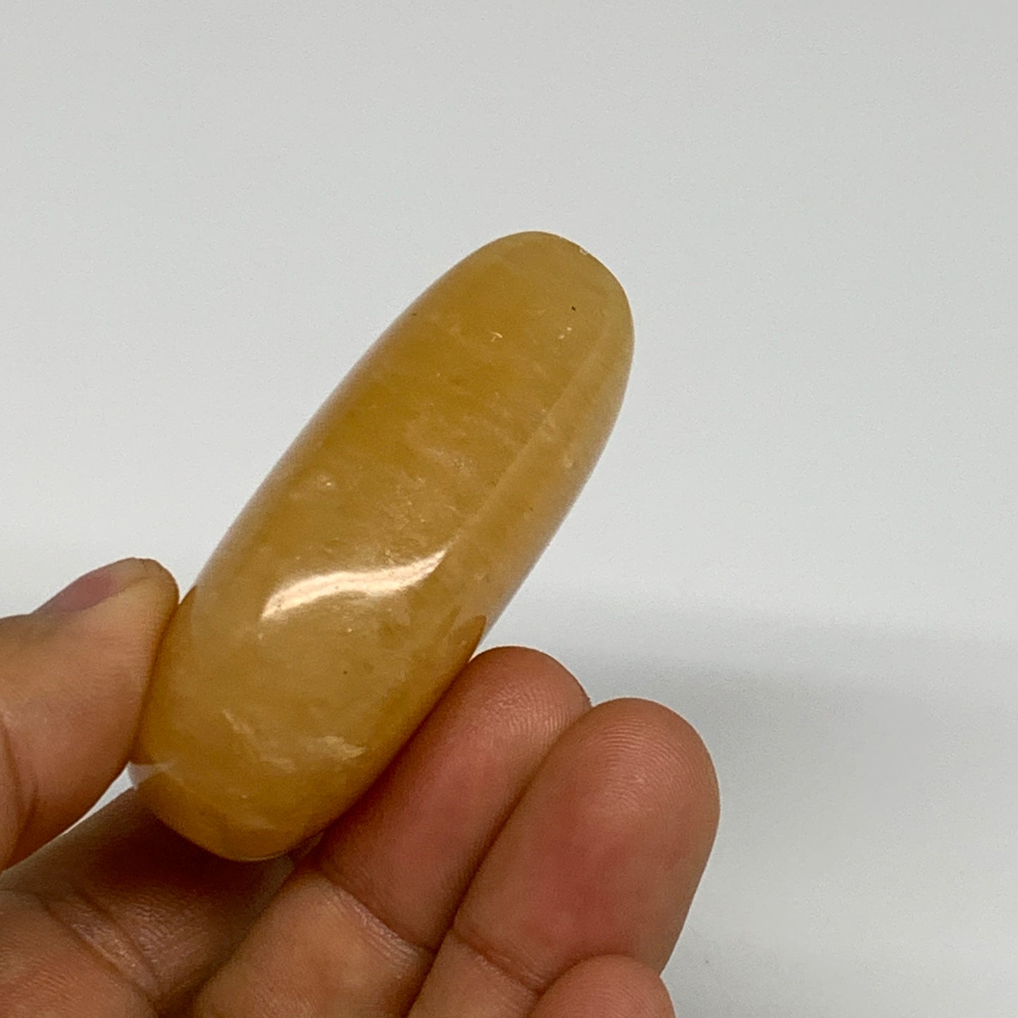 111.2g,2.3"x2.3"x0.8" Natural Yellow Aventurine Heart Crystal Stone @India, B283