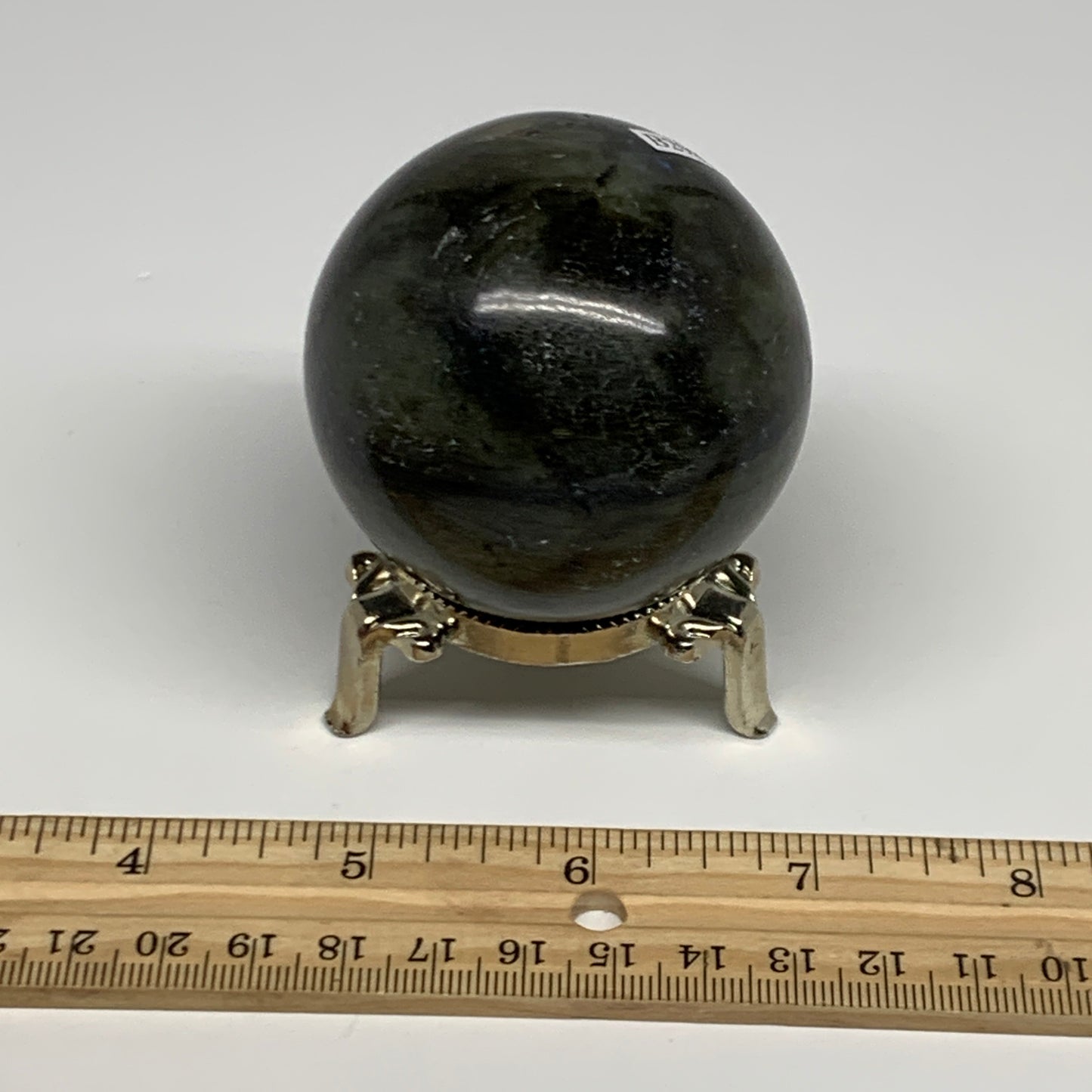 287.9g, 2.3"(58mm), Labradorite Sphere Gemstone,Crystal @Madagascar, B29875