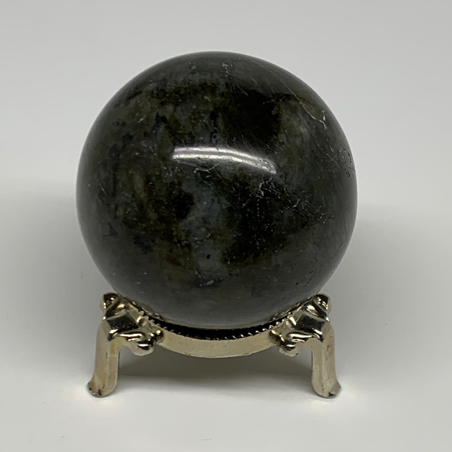 268.5g, 2.3"(57mm), Labradorite Sphere Gemstone,Crystal @Madagascar, B29876