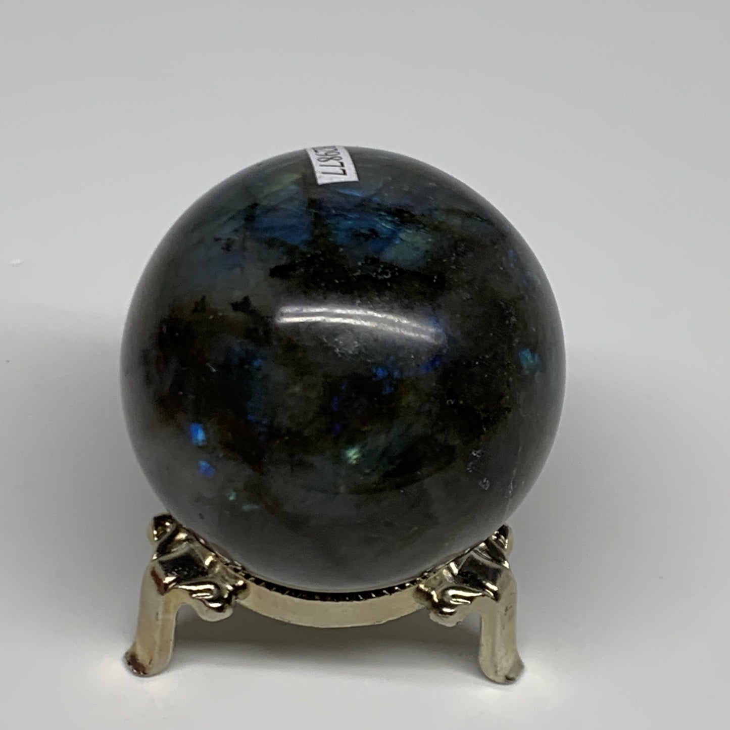 269.9g, 2.3"(58mm), Labradorite Sphere Gemstone,Crystal @Madagascar, B29877