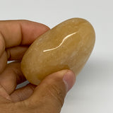 108.3g,2.2"x2.2"x0.9" Natural Yellow Aventurine Heart Crystal Stone @India, B283