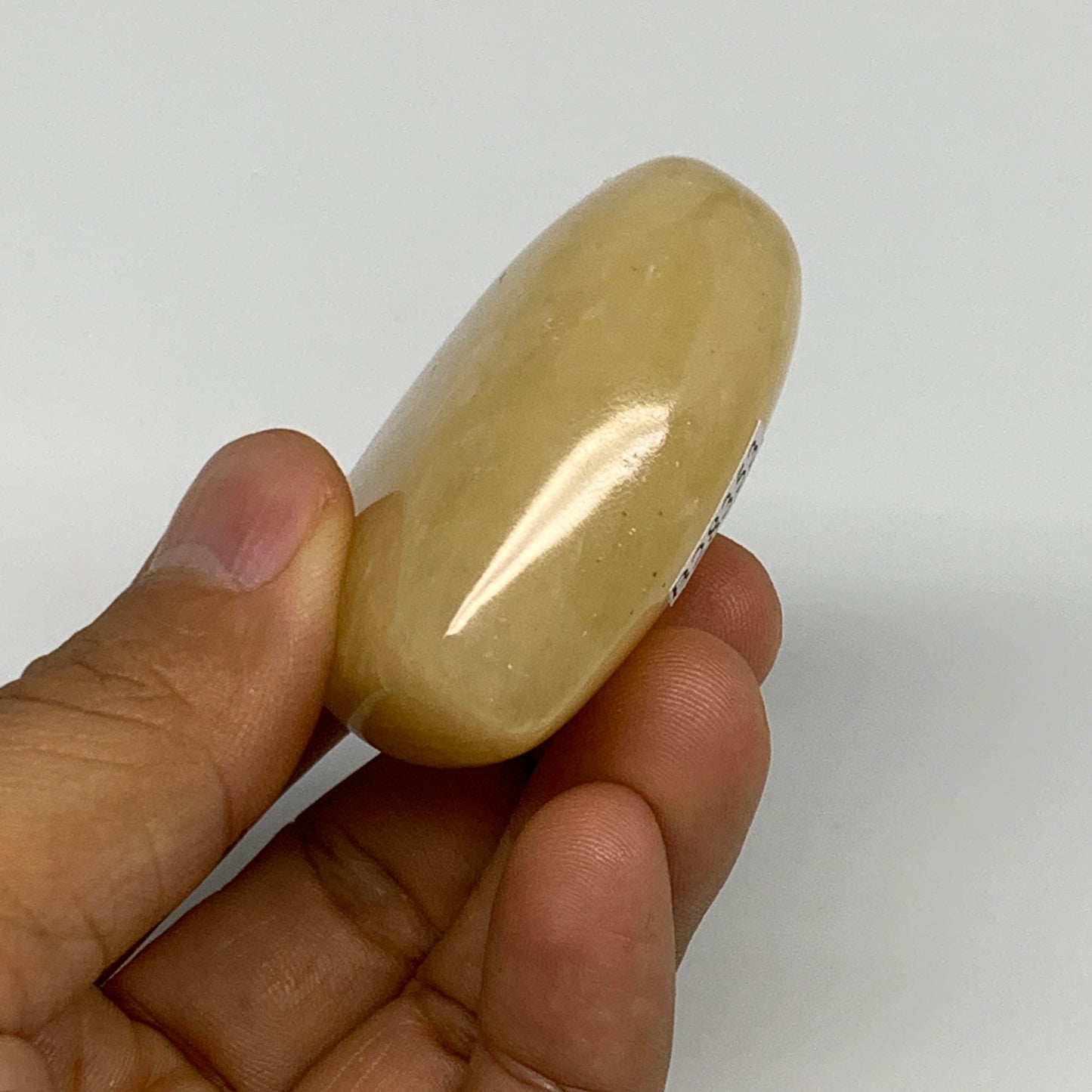 88.9g,2.1"x2.1"x0.9" Natural Yellow Aventurine Heart Crystal Stone @India, B2835