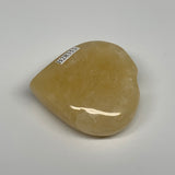 88.9g,2.1"x2.1"x0.9" Natural Yellow Aventurine Heart Crystal Stone @India, B2835