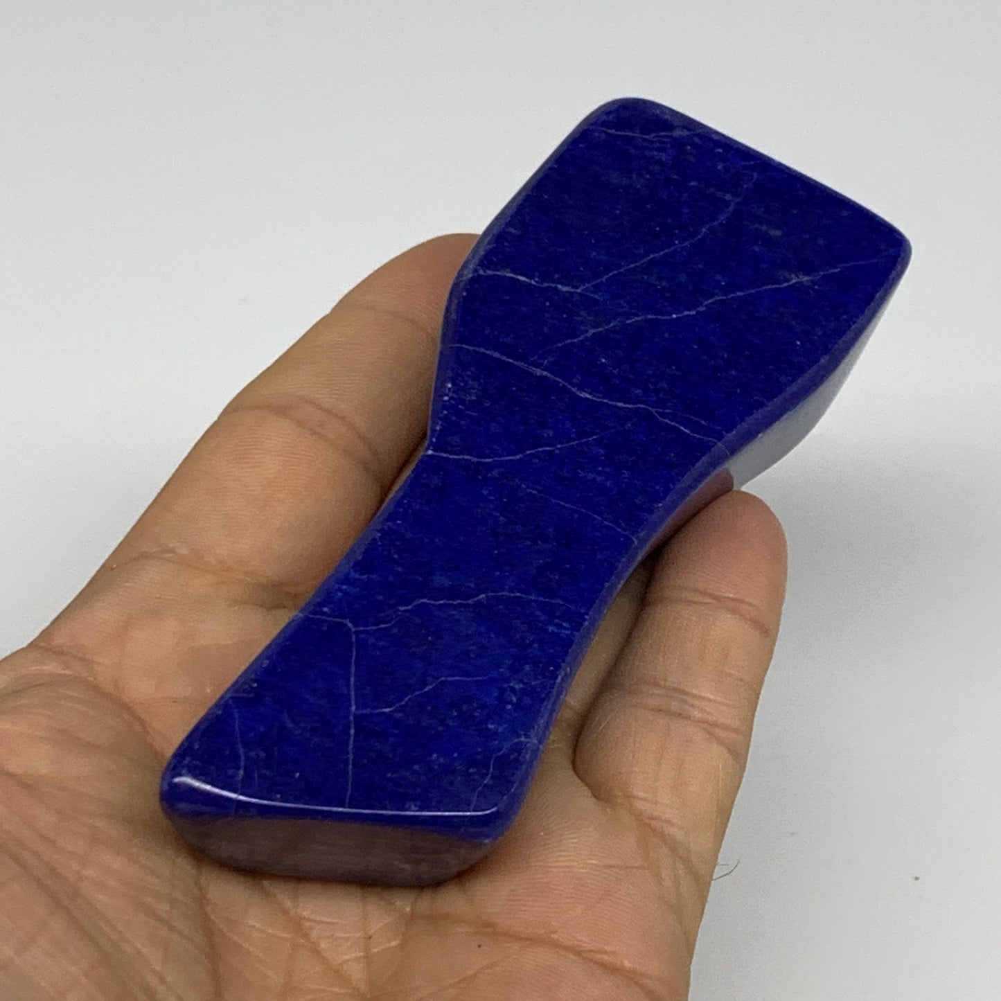 0.39 lbs, 4.2"x1.6"x0.9", Natural Freeform Lapis Lazuli from Afghanistan, B33398