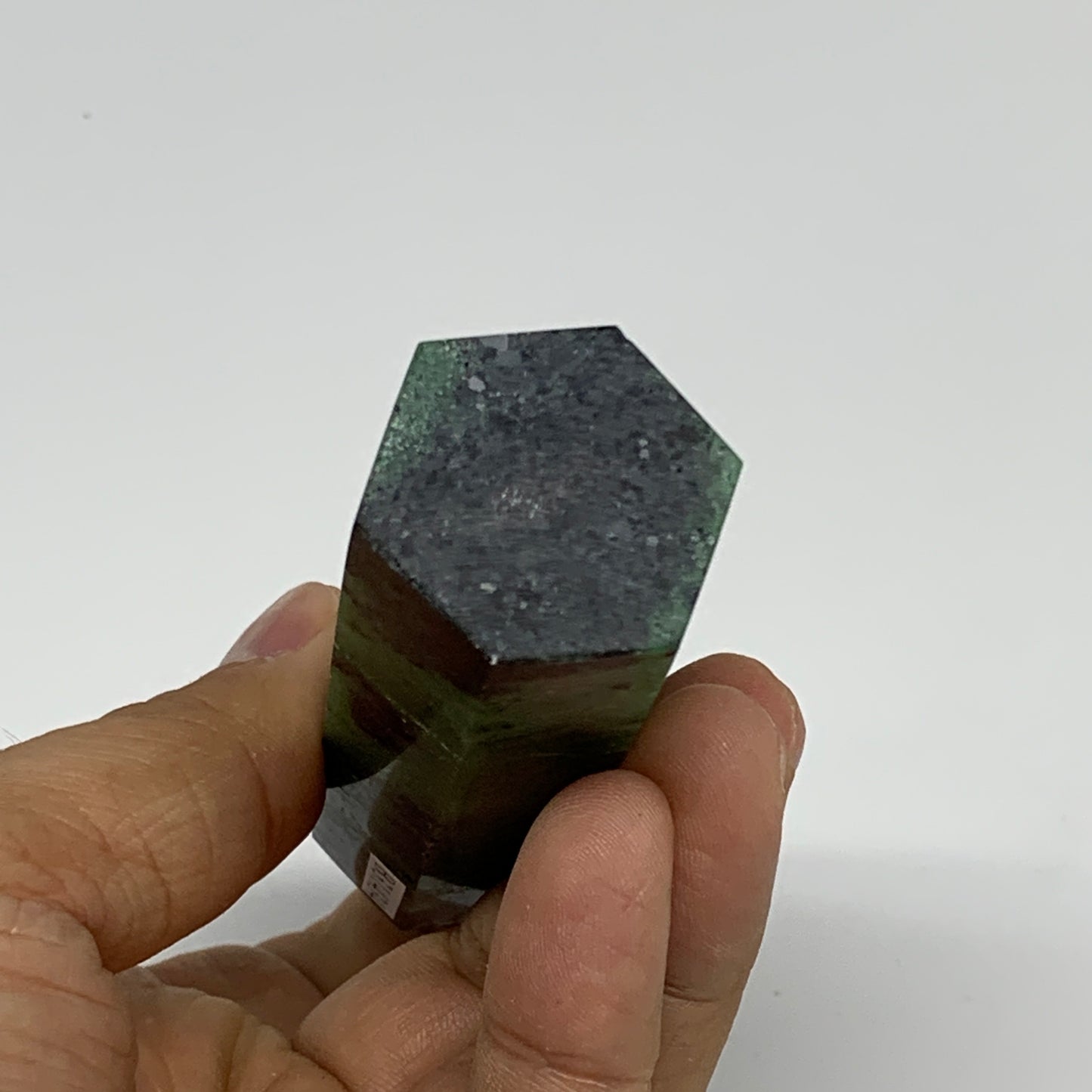 137.9g, 3.6"x1", Natural Ruby Zoisite Tower Point Obelisk @India, B31434