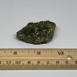 22.3g, 1.9"x1.1"x0.5",Green Epidote Custer/Leaf Mineral Specimen @Pakistan,B2755