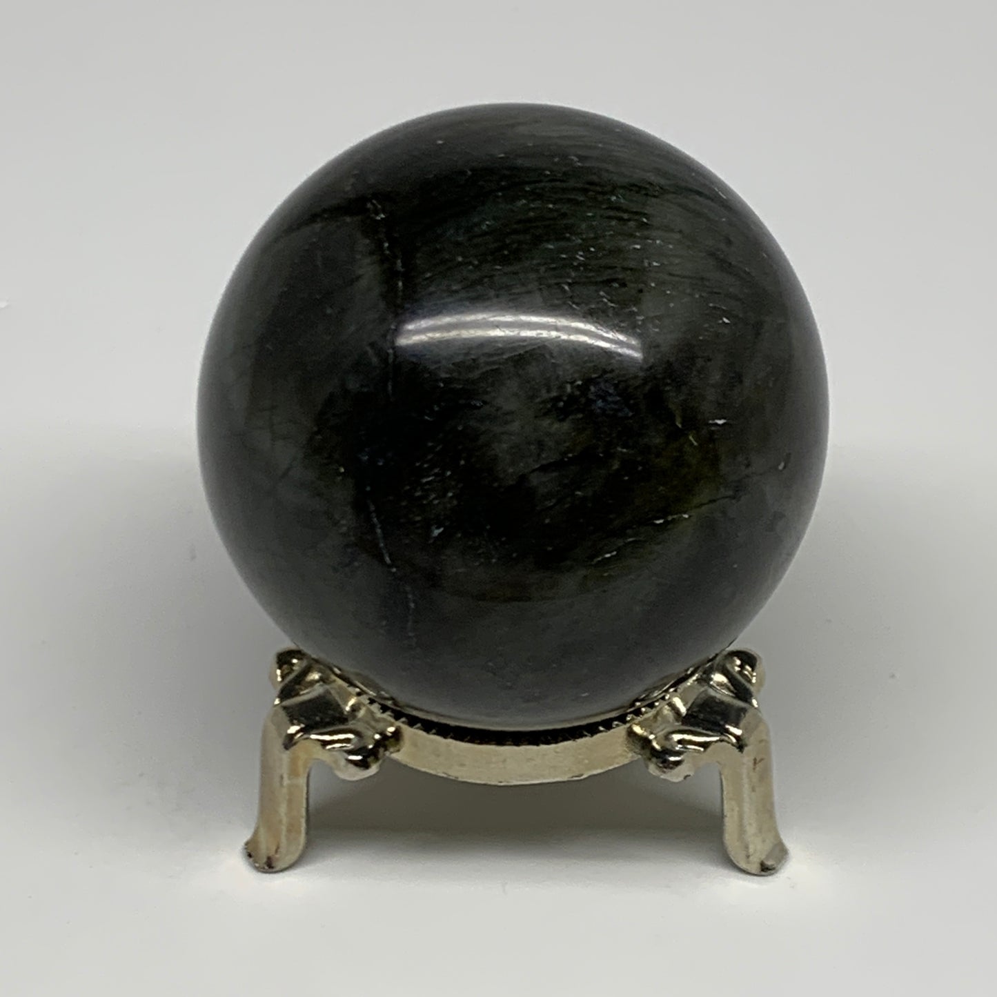 306.9g, 2.4"(60mm), Labradorite Sphere Gemstone,Crystal @Madagascar, B29886