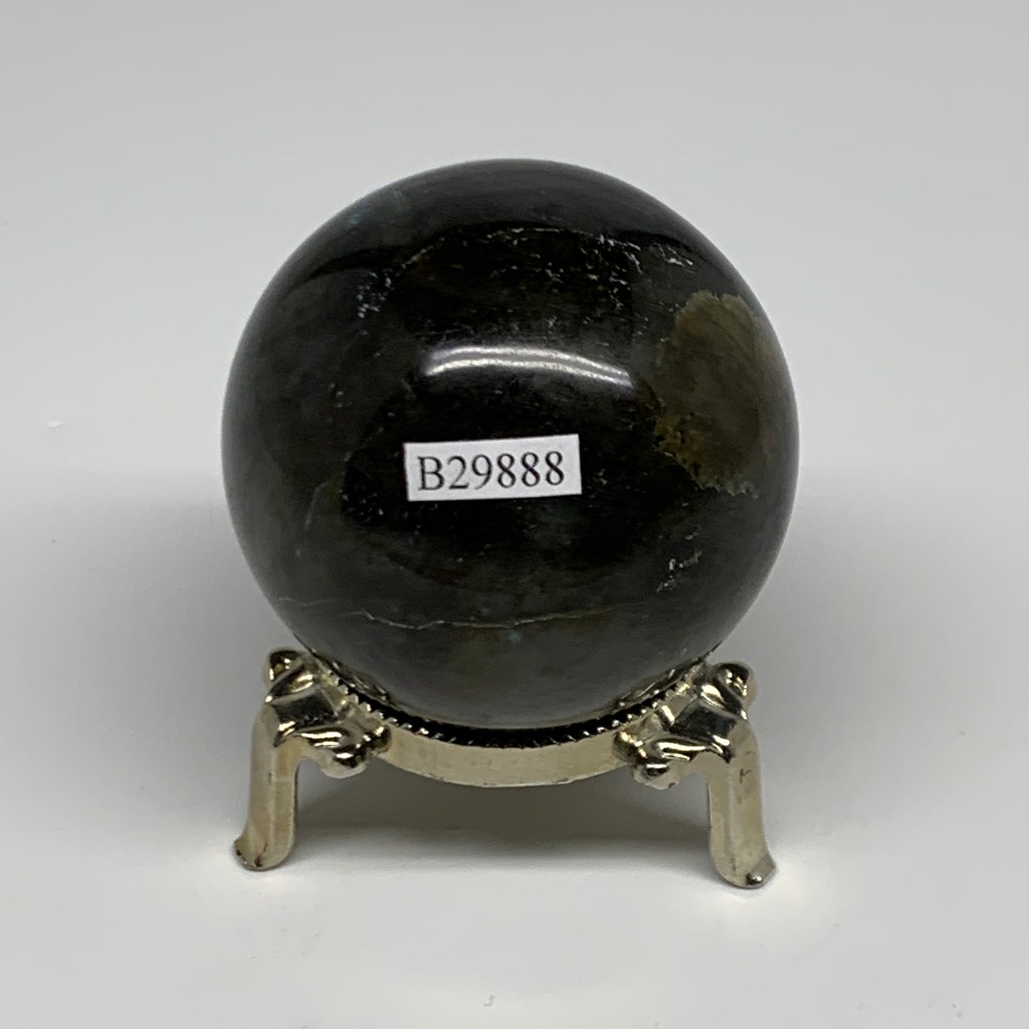 246.5g, 2.2"(56mm), Labradorite Sphere Gemstone,Crystal @Madagascar, B29888