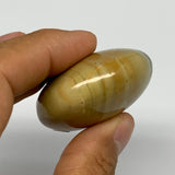 71.5g, 2.1"x1.7"x0.9", Natural Serpentine Palm-Stone Reiki @India, B28368