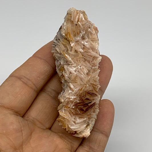 0.22 lbs, 3.1"x1.5"x1.2", Natural Ceresite Galena On Barite Mineral Specimen, B33408