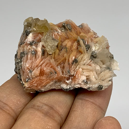 0.17 lbs, 1.9"x1.5"x1", Natural Ceresite Galena On Barite Mineral Specimen, B33409