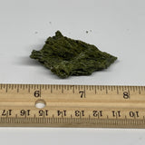 19.2g, 2.1"x1.2"x0.6",Green Epidote Custer/Leaf Mineral Specimen @Pakistan,B2756