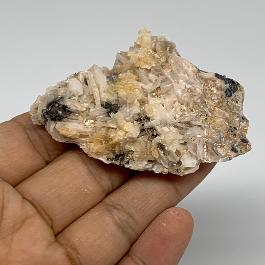 0.19 lbs, 2.7"x1.7"x1", Natural Ceresite Galena On Barite Mineral Specimen, B334