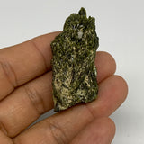 23.2g, 2"x0.8"x0.6",Green Epidote Custer/Leaf Mineral Specimen @Pakistan,B27573