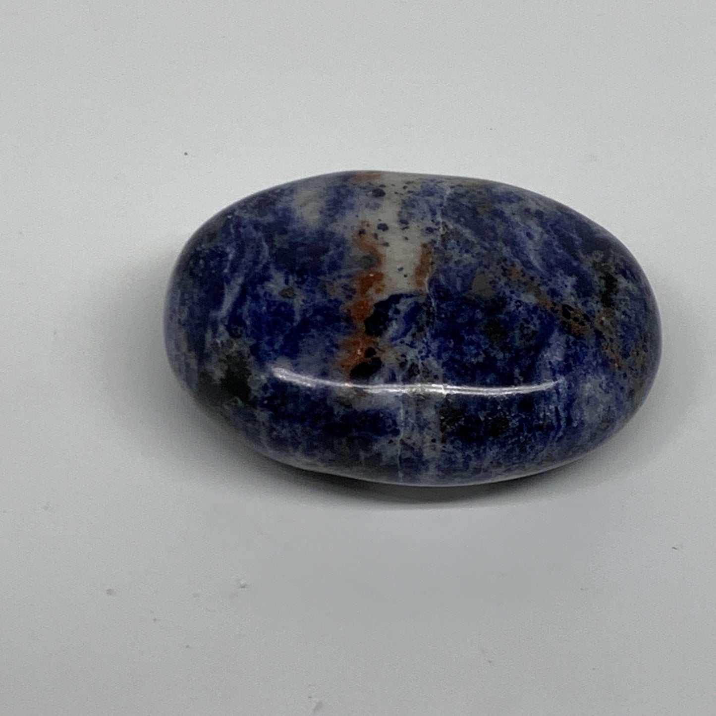 92.5g, 2.3"x1.7"x0.9", Sodalite Palm-Stone Crystal Polished Handmade, B34837