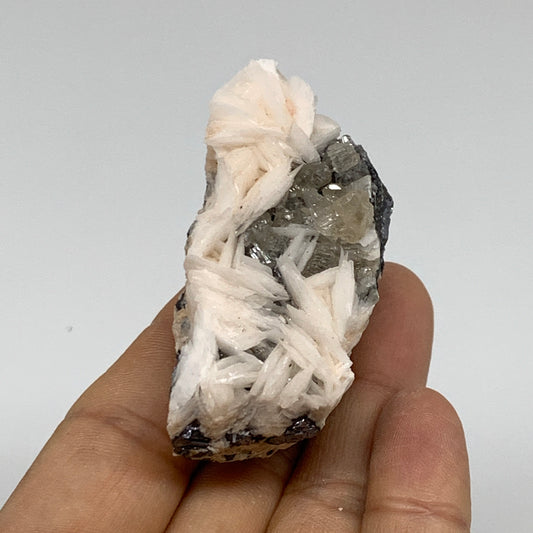 0.29 lbs, 2.3"x1.7"x1.1", Natural Ceresite Galena On Barite Mineral Specimen, B33415