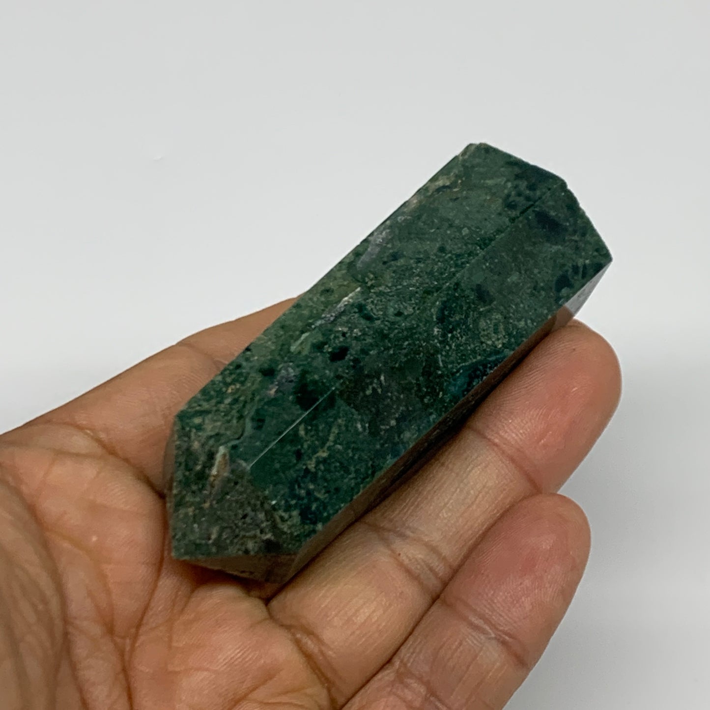 80.2g, 2.8"x1", Natural Ocean Jasper Tower Point Obelisk @Madagascar, B31459