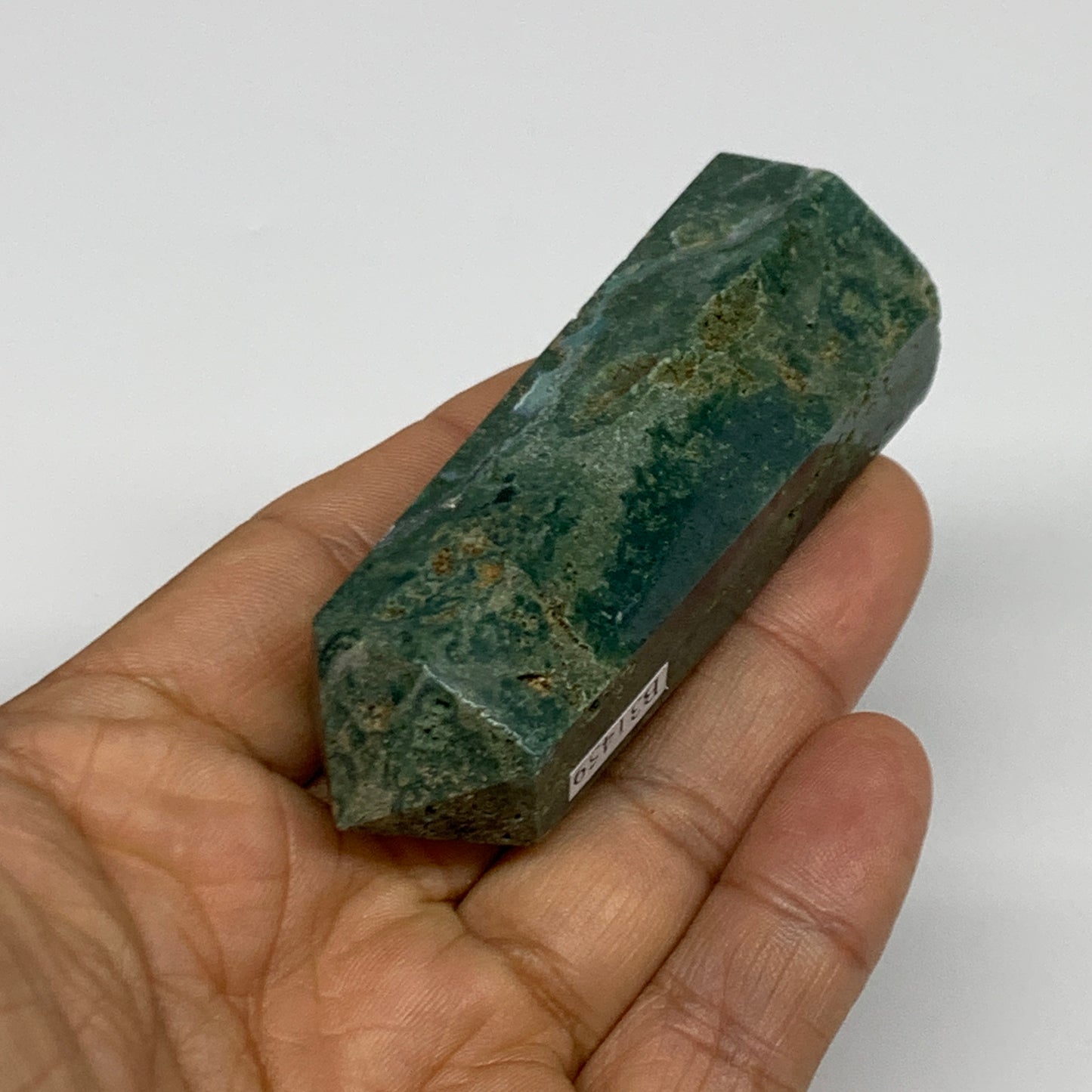 80.2g, 2.8"x1", Natural Ocean Jasper Tower Point Obelisk @Madagascar, B31459