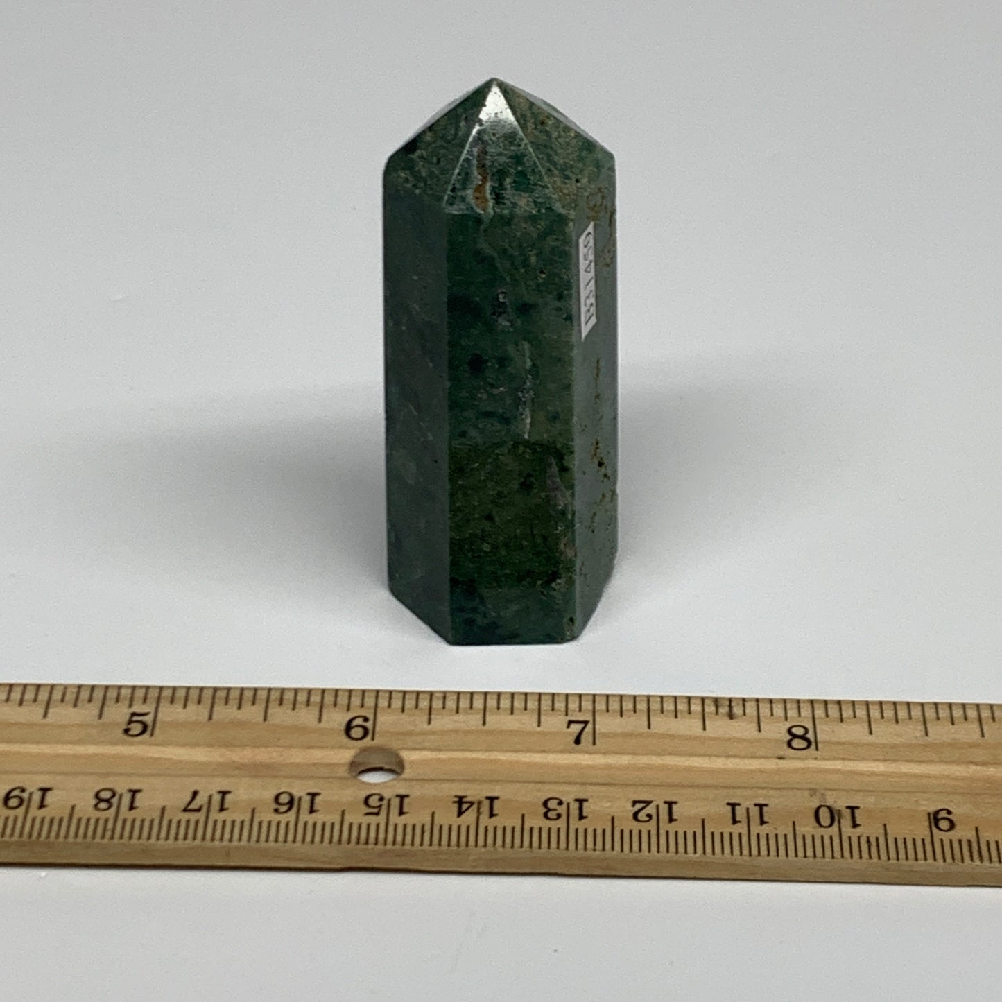 80.2g, 2.8"x1", Natural Ocean Jasper Tower Point Obelisk @Madagascar, B31459