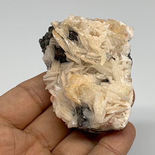 0.52 lbs, 2.3"x1.8"x1.6", Natural Ceresit Galena On Barite Mineral Specimen, B33