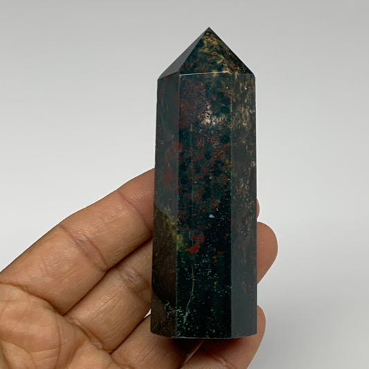 111.4g, 3.4"x1", Natural Ocean Jasper Tower Point Obelisk @Madagascar, B31463