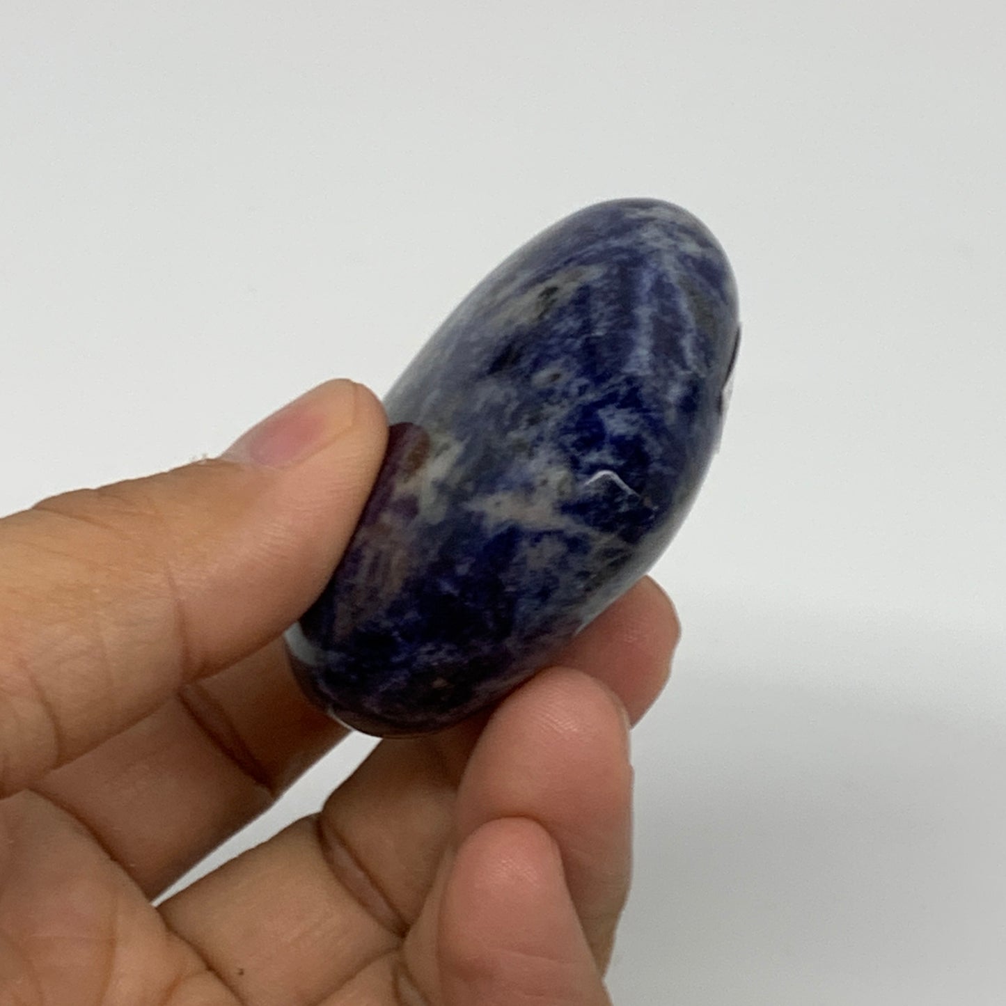84.1g, 2"x2.1"x0.8", Natural Sodalite Heart Polished Gemstone, B34852