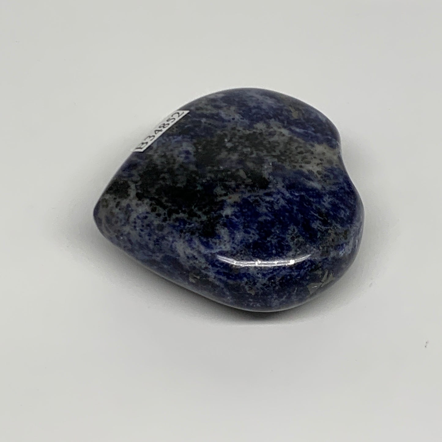 84.1g, 2"x2.1"x0.8", Natural Sodalite Heart Polished Gemstone, B34852