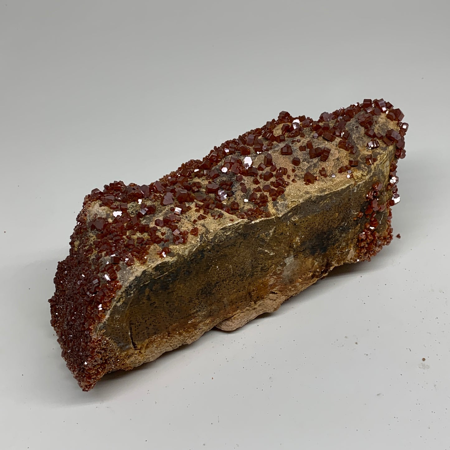 7.87 lbs, 10"x3.2"x3.8", Vanadinite Crystals Cluster Mineral Specimens, B34065