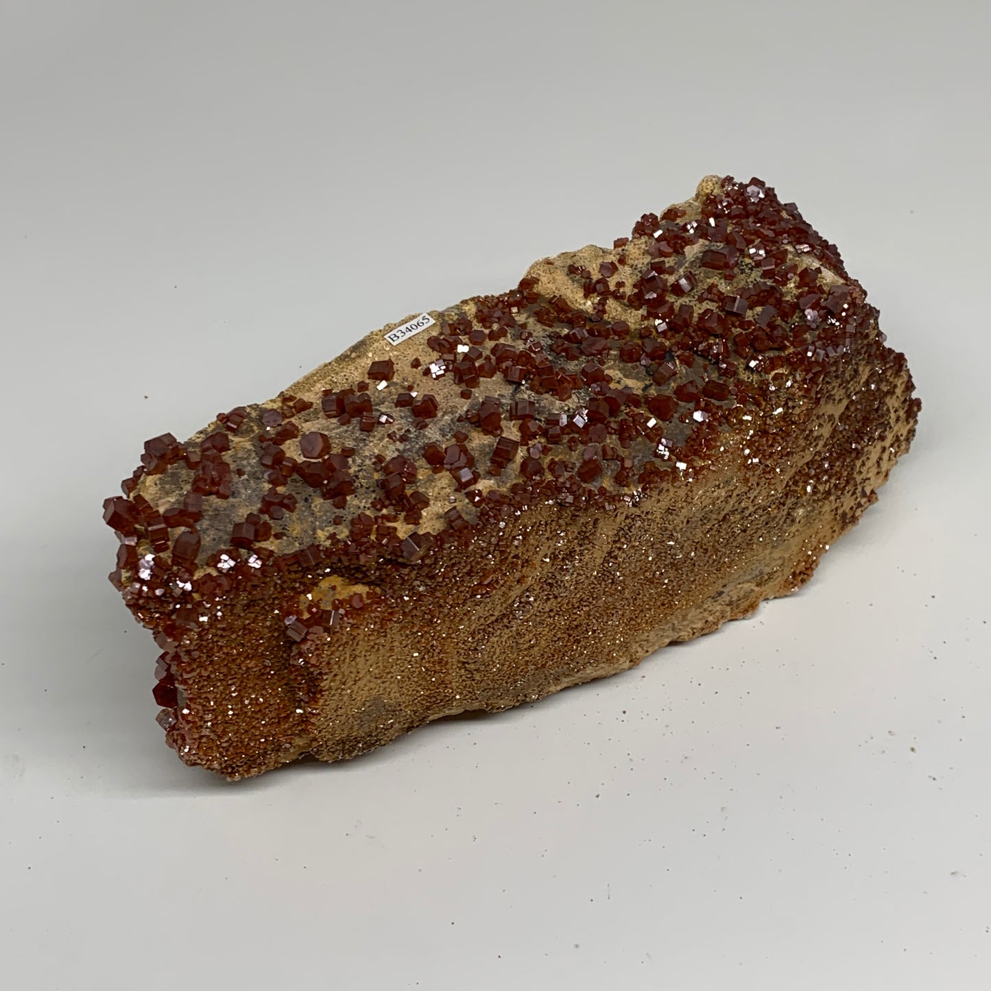 7.87 lbs, 10"x3.2"x3.8", Vanadinite Crystals Cluster Mineral Specimens, B34065