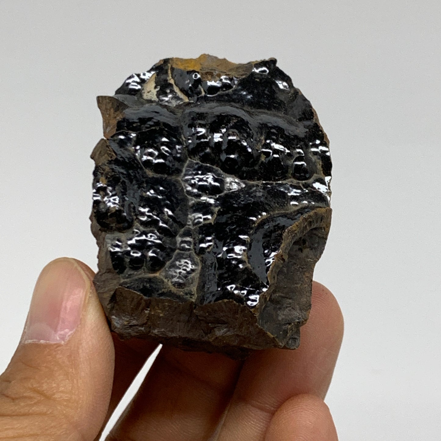 138g, 2.2"x1.6"x1.4", Rough Hematite Botryoidal Mineral Crystal, B37052