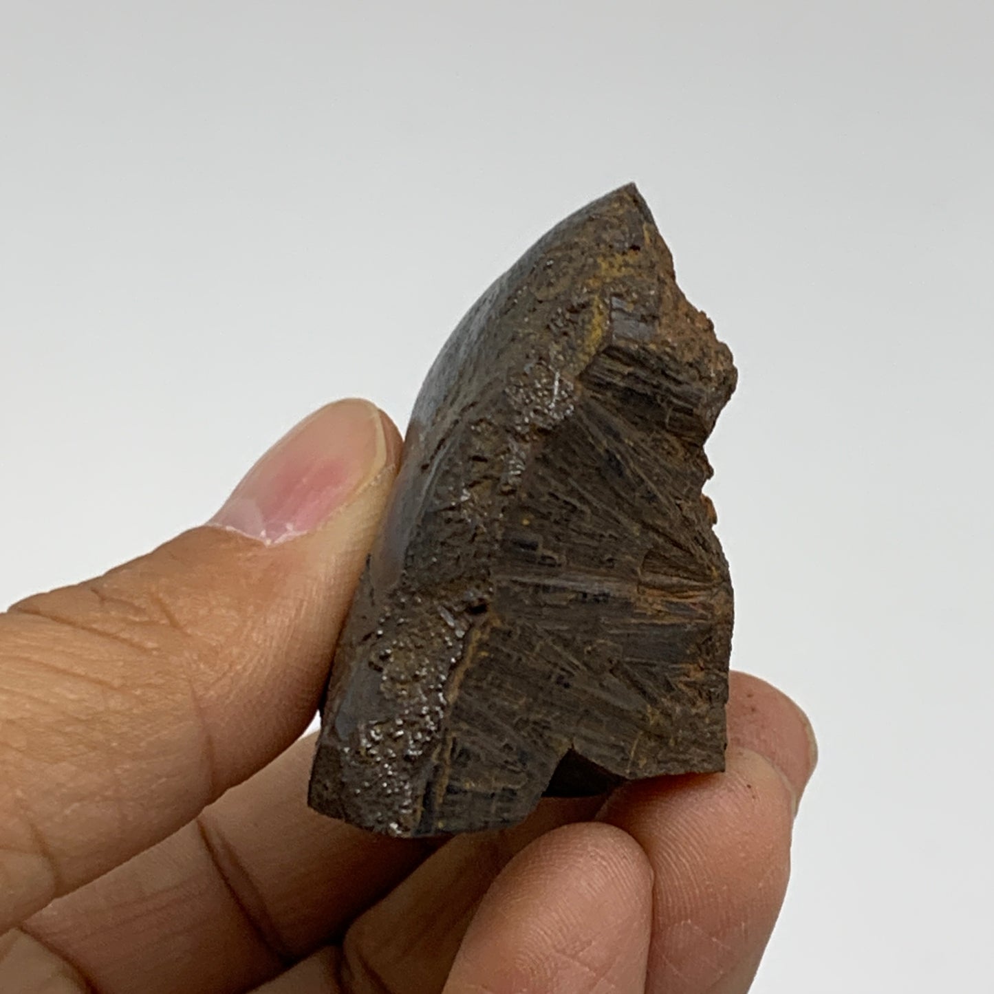 91.3g, 2.1"x2"x1", Rough Hematite Botryoidal Mineral Crystal, B37053