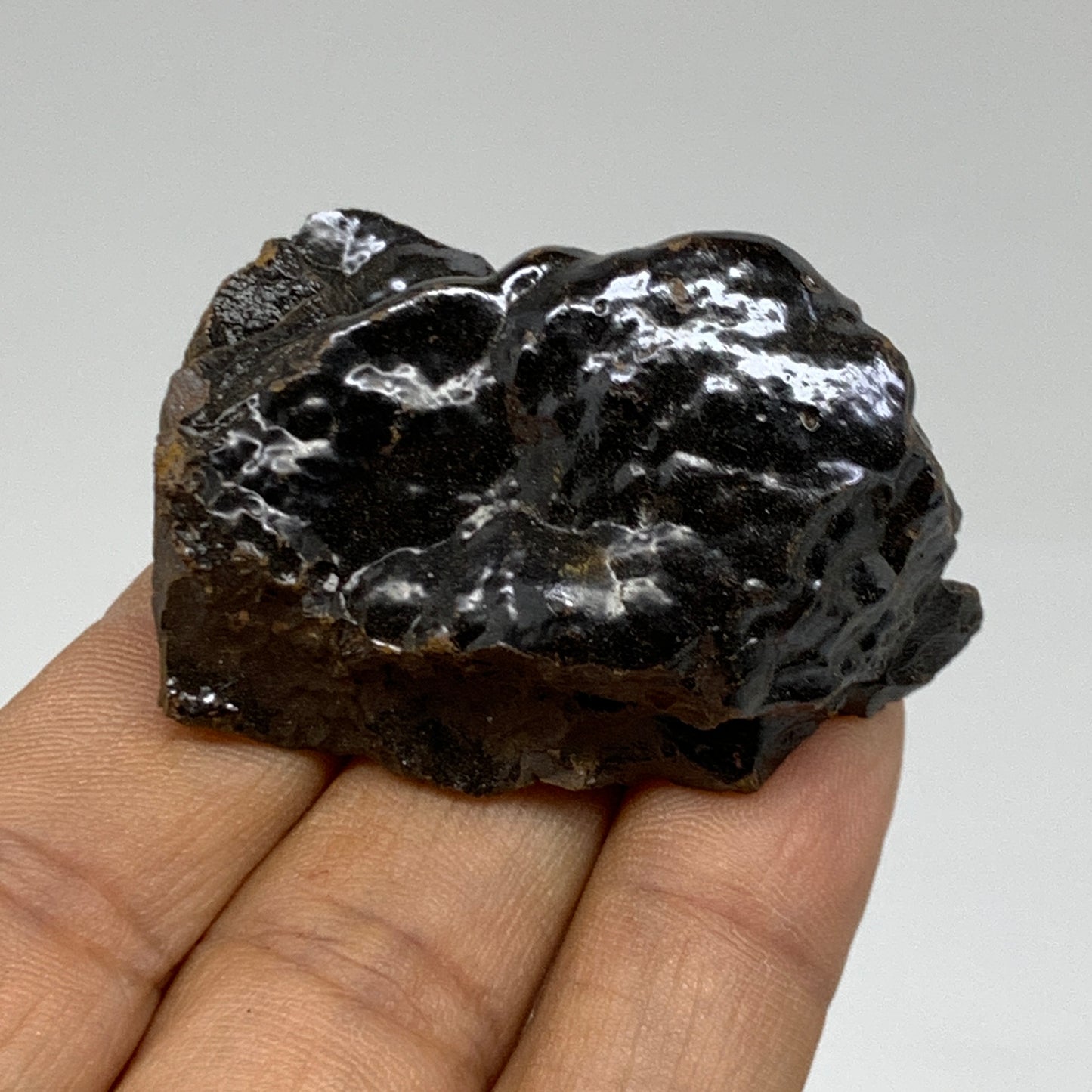 63.5g, 1.9"x1.2"x1", Rough Hematite Botryoidal Mineral Crystal, B37057