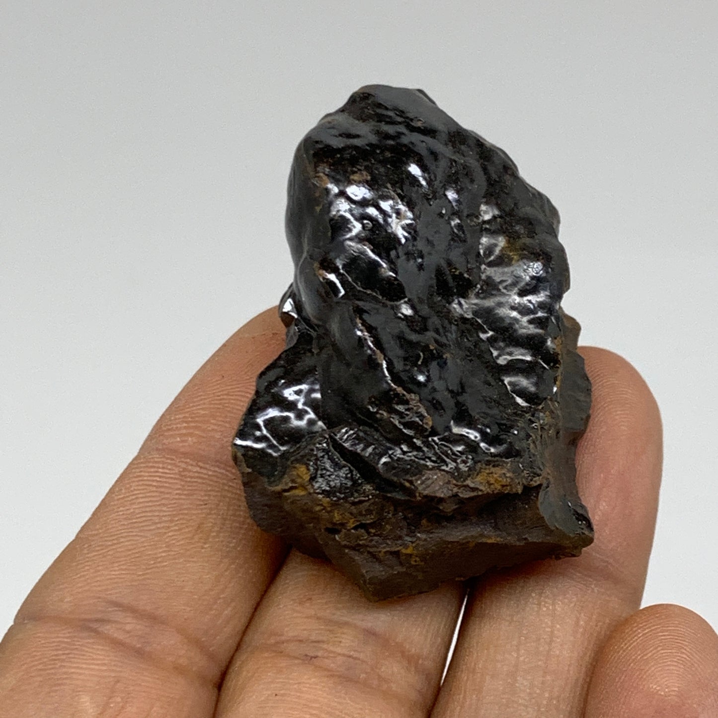 63.5g, 1.9"x1.2"x1", Rough Hematite Botryoidal Mineral Crystal, B37057