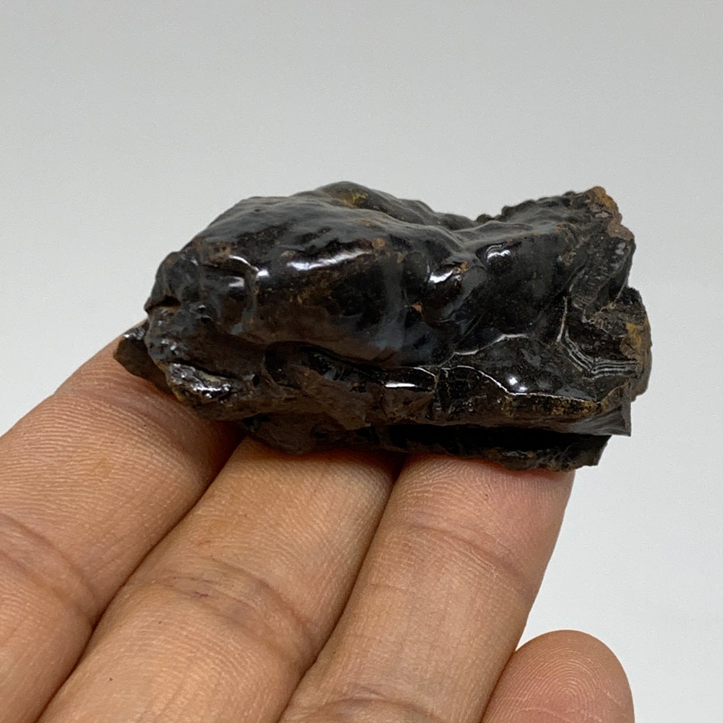 63.5g, 1.9"x1.2"x1", Rough Hematite Botryoidal Mineral Crystal, B37057